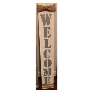 Welcome Front porch sign